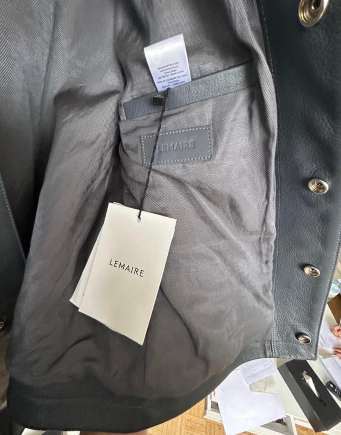 르메르/ 박시 크롭 레더 자켓 상품이미지7