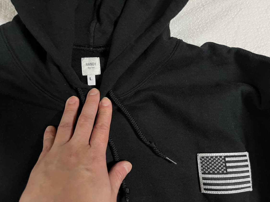 (L)네펜데스 RandT 후디 (블랙) 후드티 상품이미지3