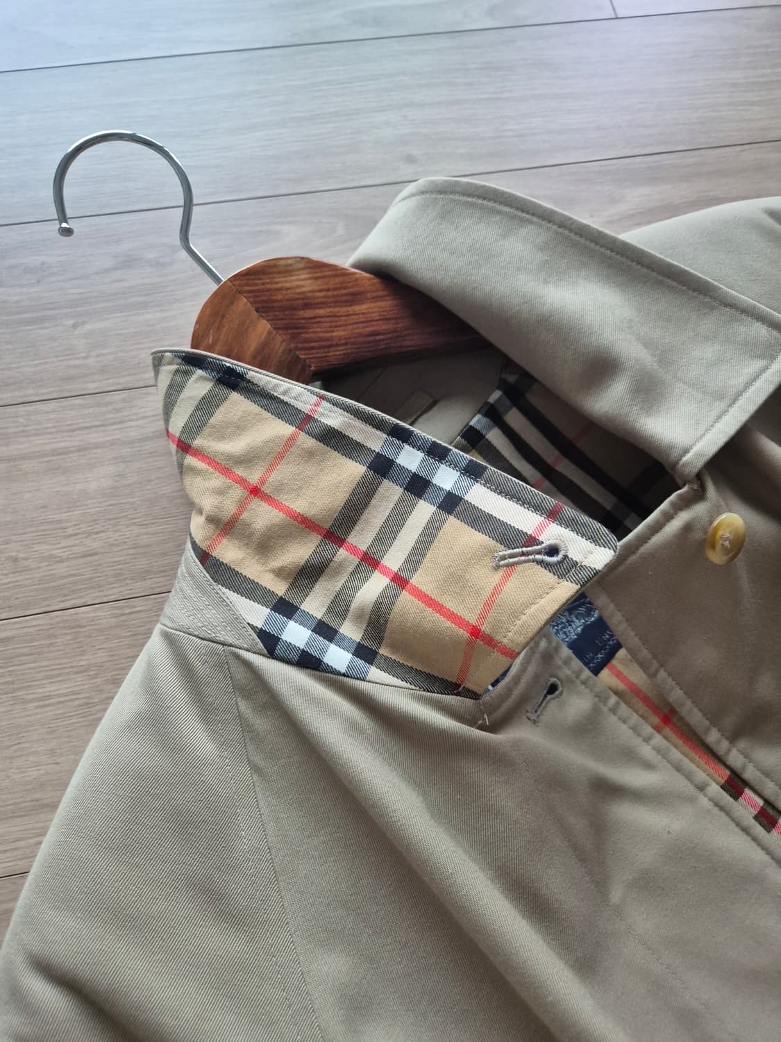 버버리 클래식 개버딘원단 트렌치 카코트 England made 상품이미지6