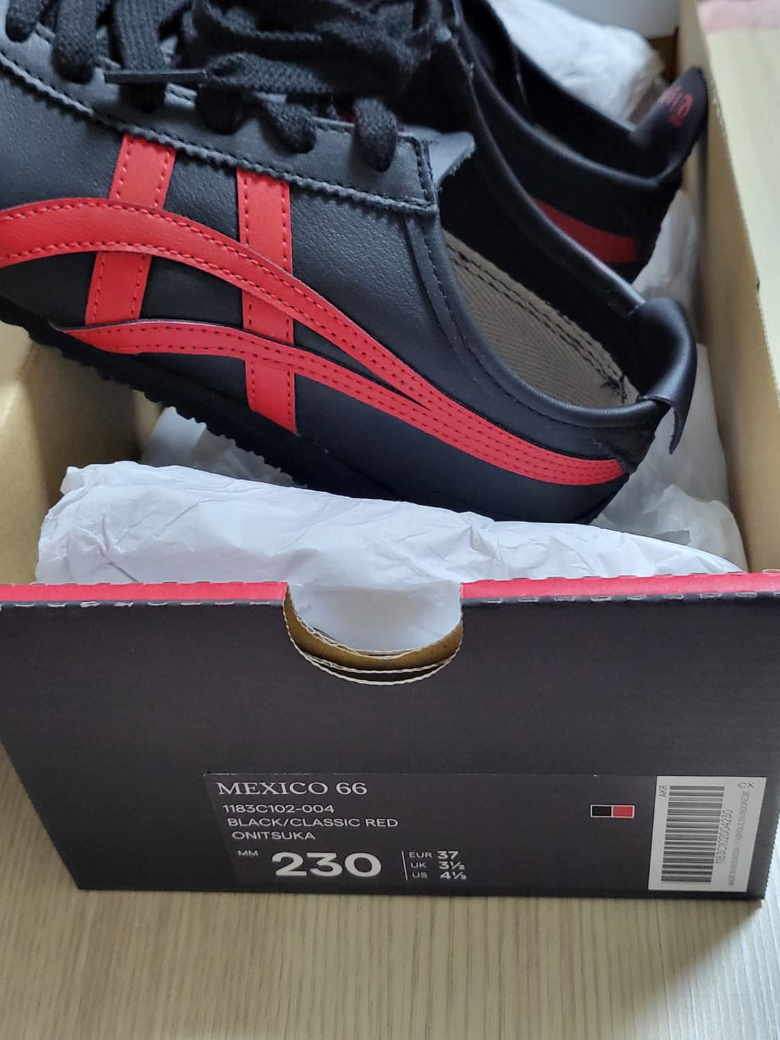 오니츠가 타이거 멕시코 66 블랙 클래식 레드 230 상품이미지3