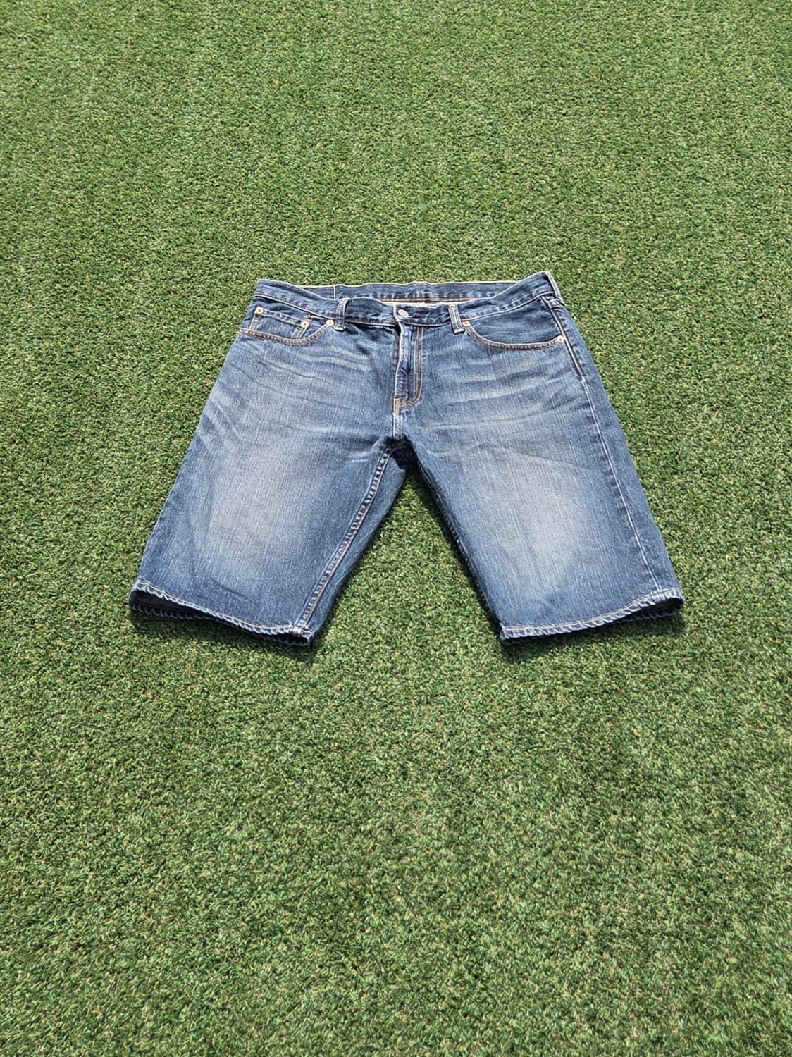리바이스 523 데님 쇼츠 상품이미지1