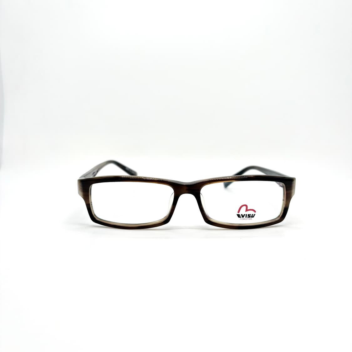 EVISU 에비수 라이트 브라운 스퀘어 뿔테 상품이미지2