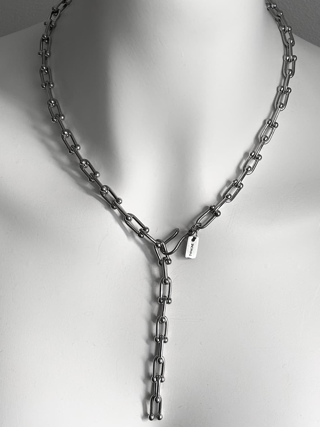 Drop y chain necklace 상품이미지3