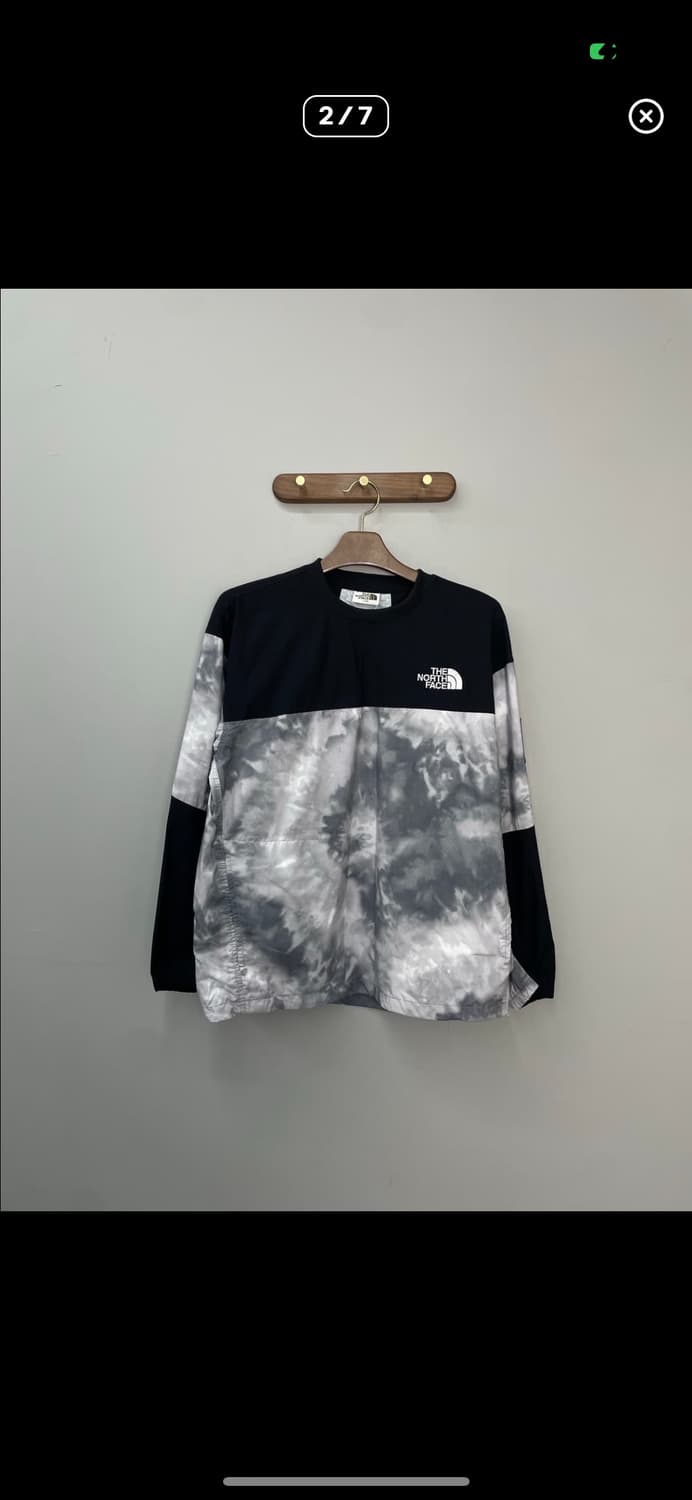 노스페이스 블랙 알바니 크루넥 바람막이 A2399 상품이미지2