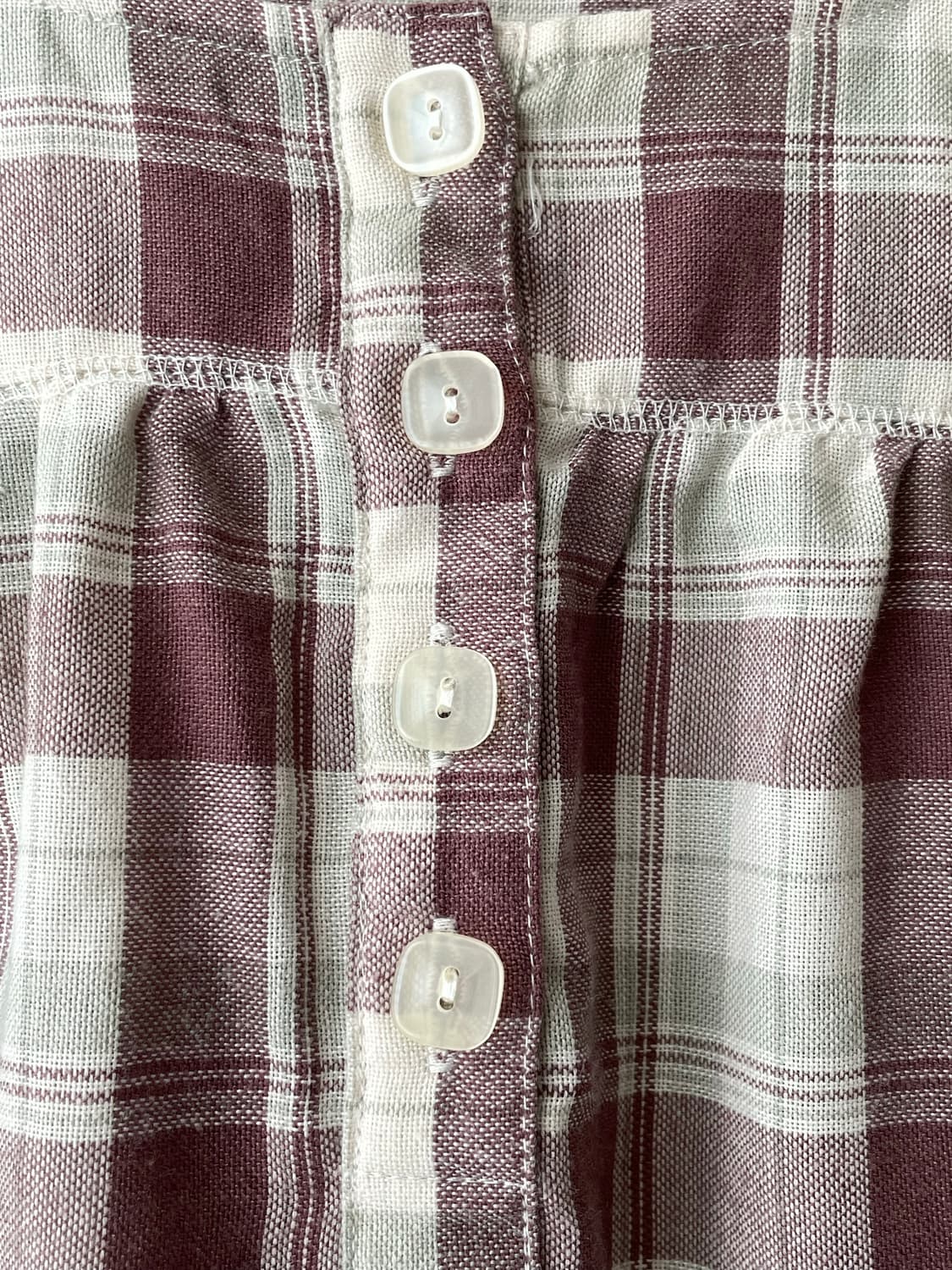 카모메산장 단품 체크 원피스 / 모리걸 하구미 너드 상품이미지4