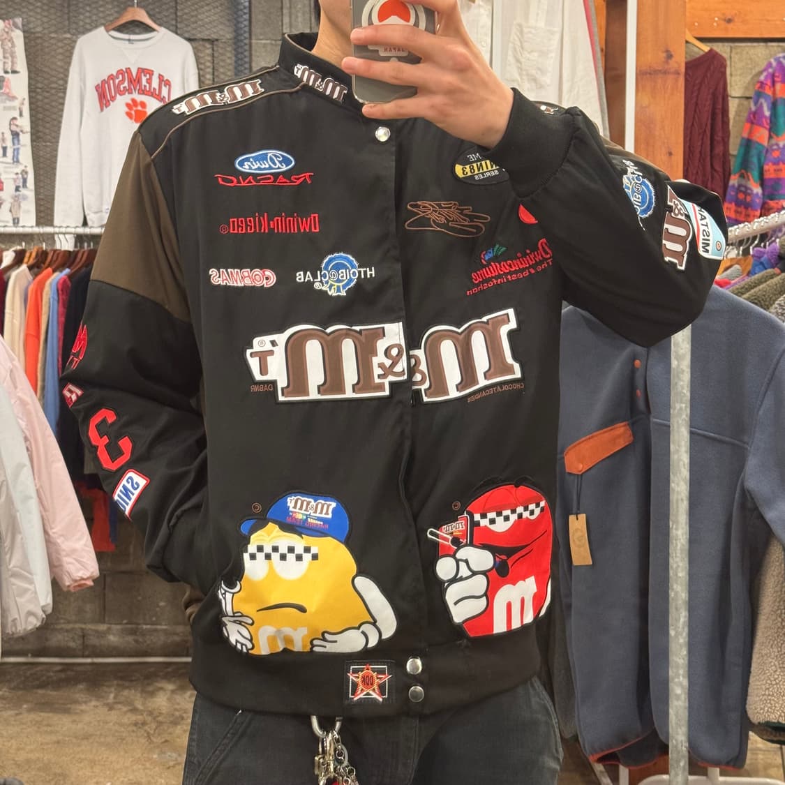 m&m 레이싱 바람막이 점퍼 상품이미지6