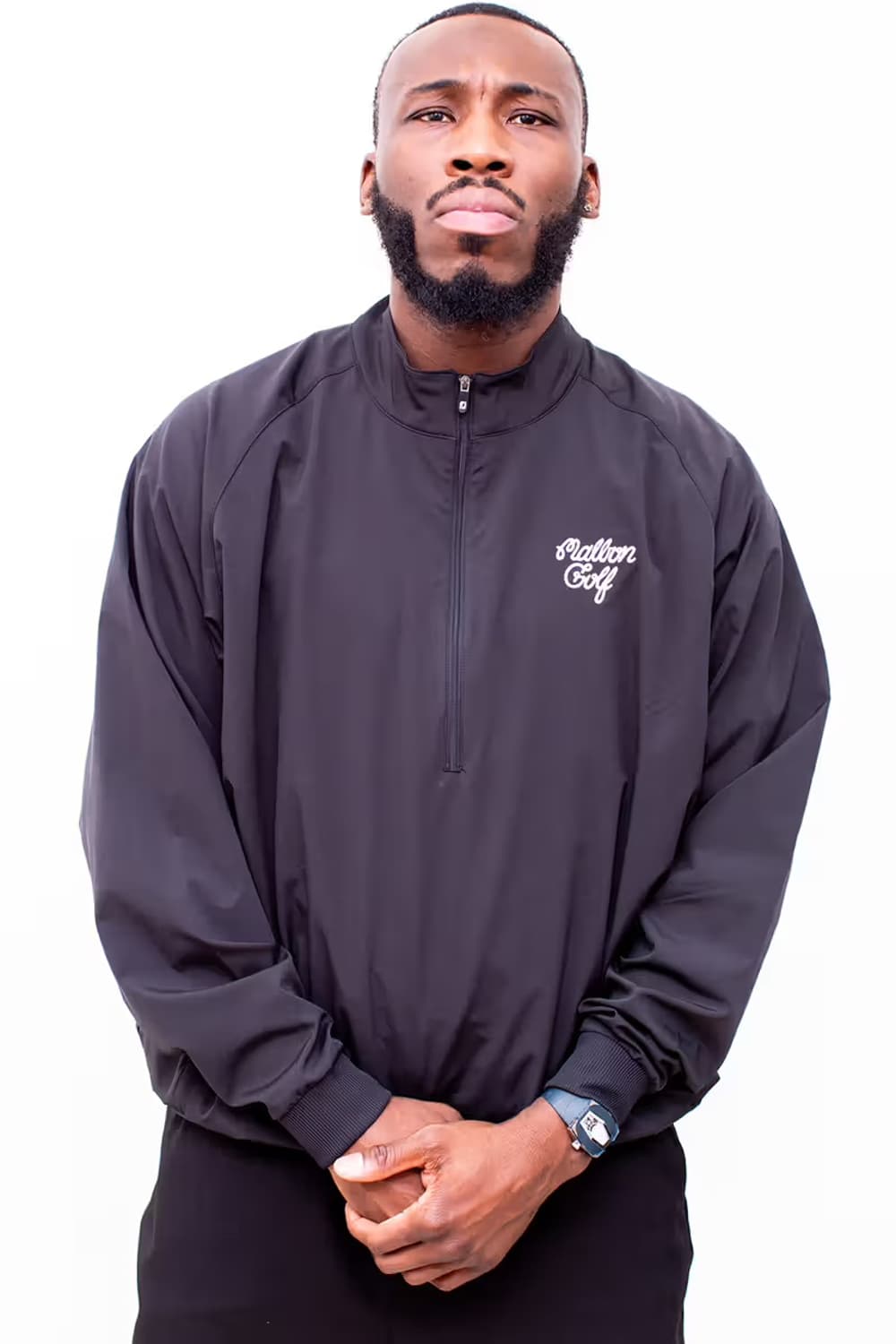 말본 풋조이 하프집업 블랙 L 상품이미지3