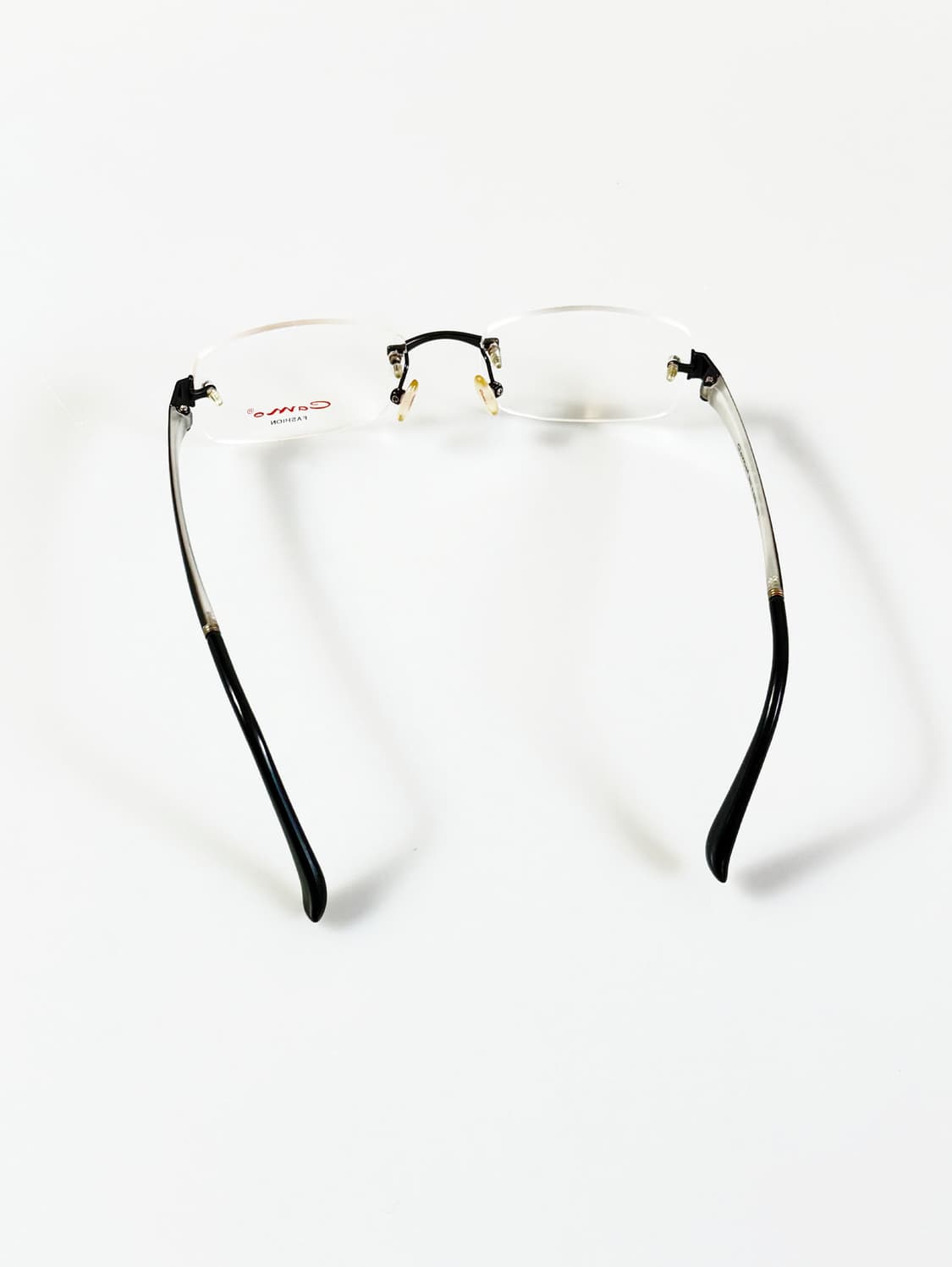 CAMO 무테 스퀘어 티타늄 톤 메탈 빈티지 안경 상품이미지5