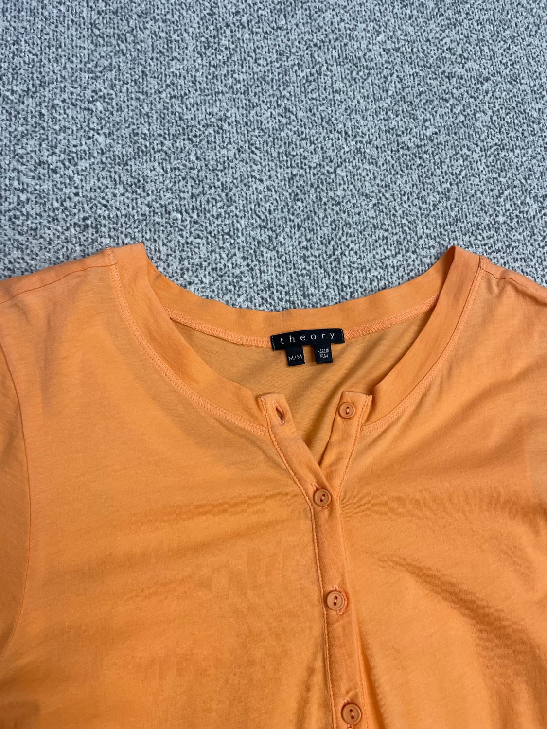 띠어리 헨리넥 블라우스 반팔티 44-55 상품이미지2