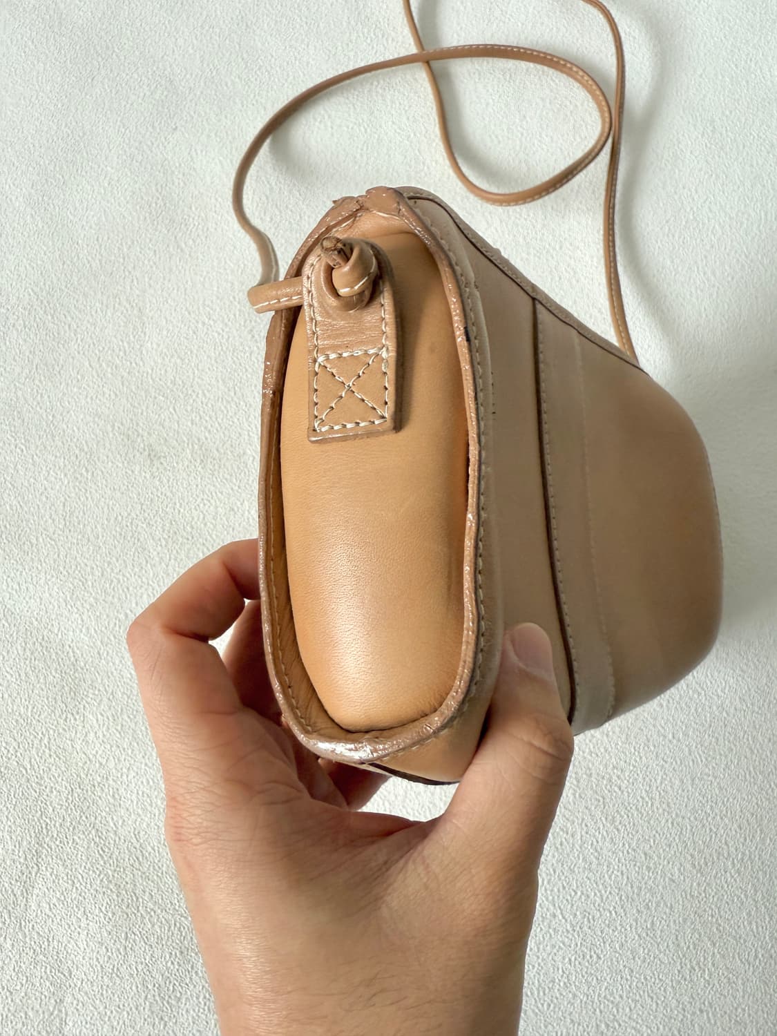 Pre owned 레더 미니 크로스백 상품이미지3