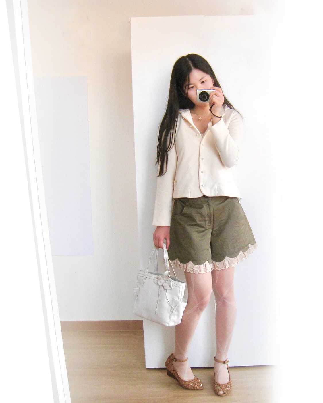 Japanese Designer 바닐라 프릴 후드-자켓☆ 상품이미지3