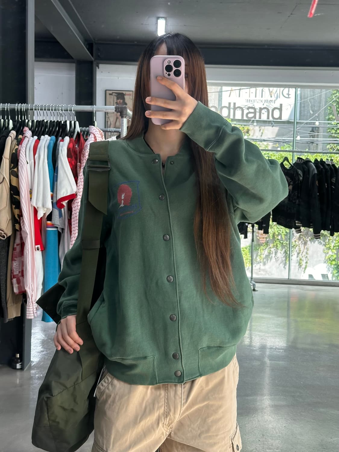 히스테릭글래머 그린 스타디움 자켓 상품이미지3