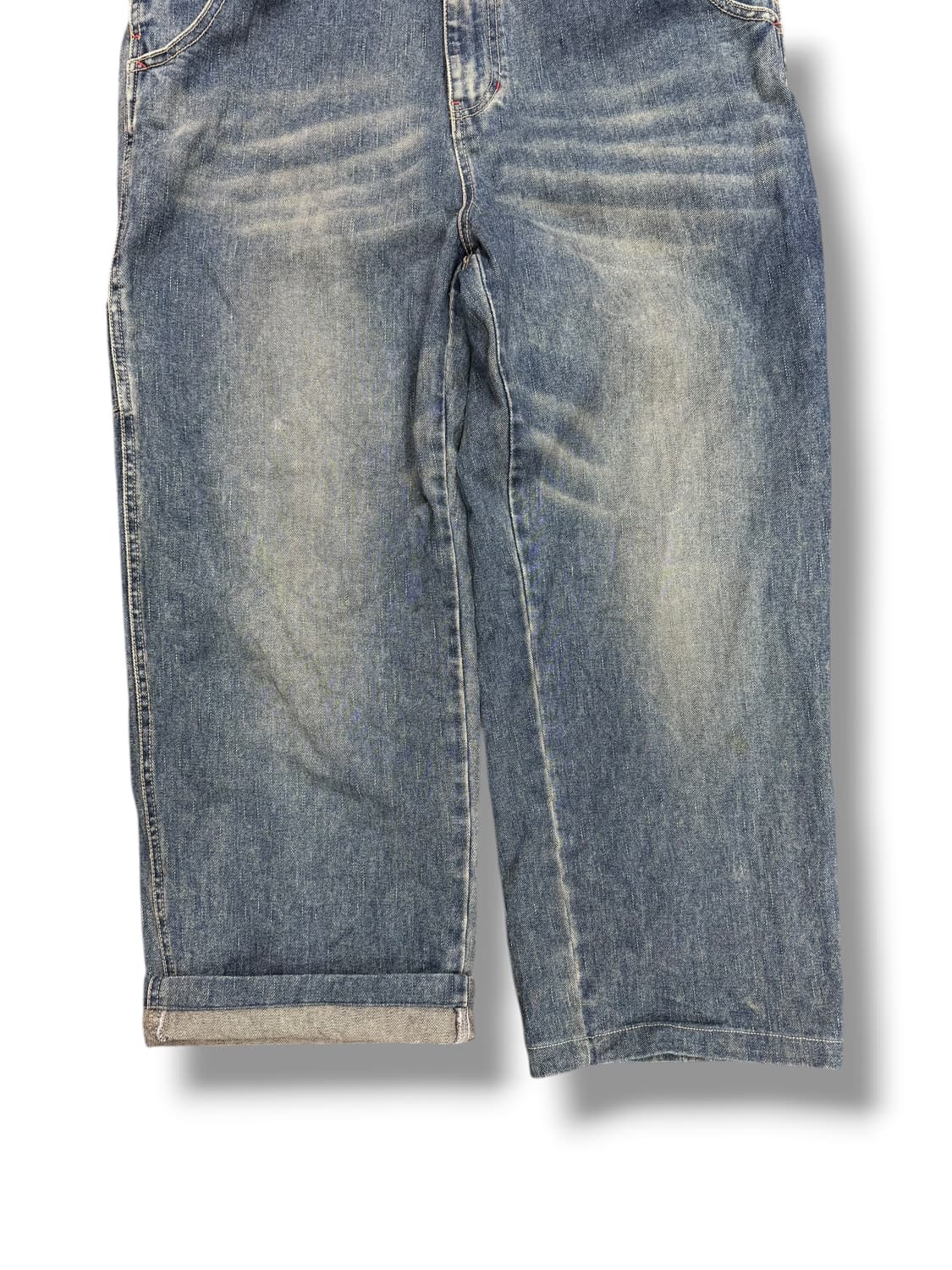 90s 션존 by 퍼프대디 데님 오버롤 멜빵바지   상품이미지3