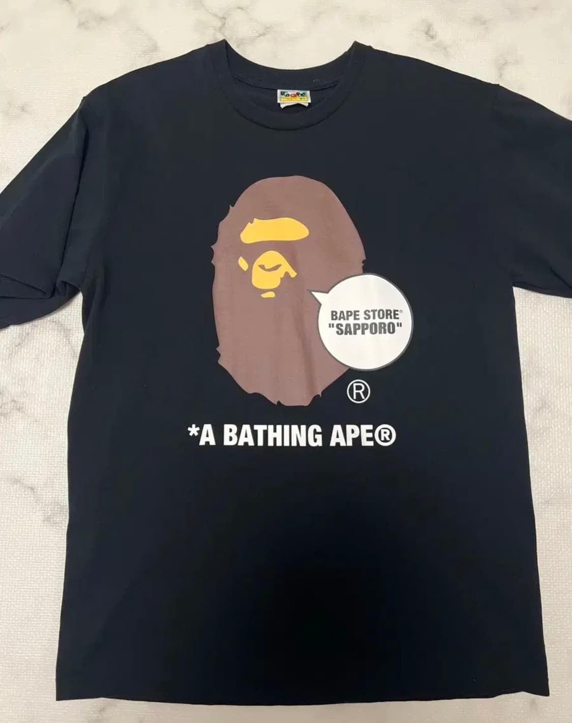 베이프 스토어 삿포로 에이프 헤드 반팔 티셔츠 상품이미지2