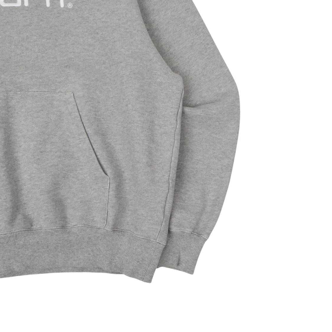 칼하트 윕 그레이 빅로고 후드티 상품이미지4