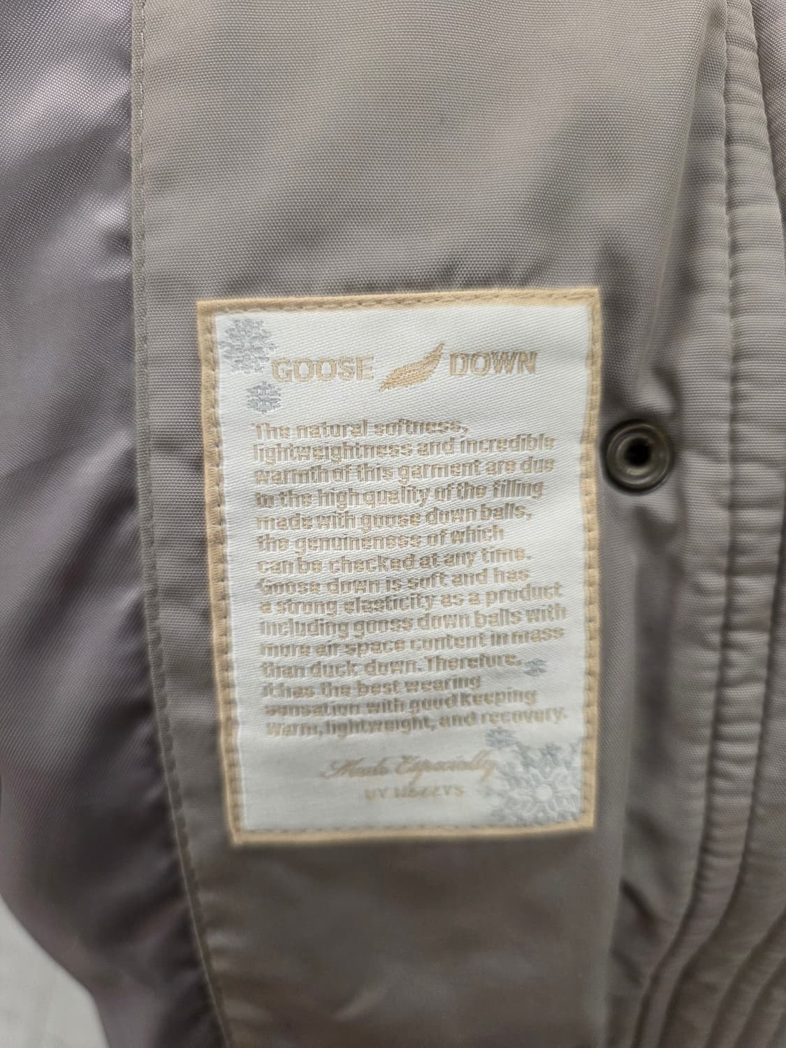 헤지스 여성 구스다운 롱패딩. 싸이즈 90
 상품이미지6