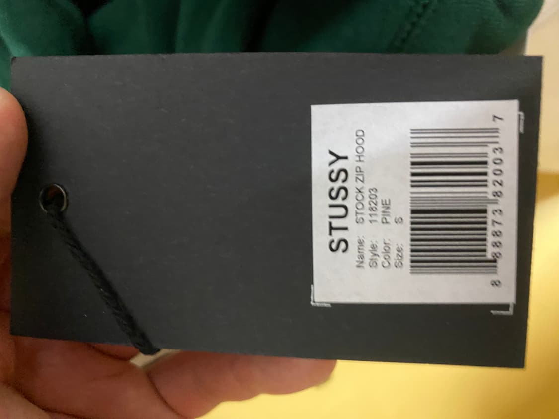 스투시 파인그린 집업 S 상품이미지2