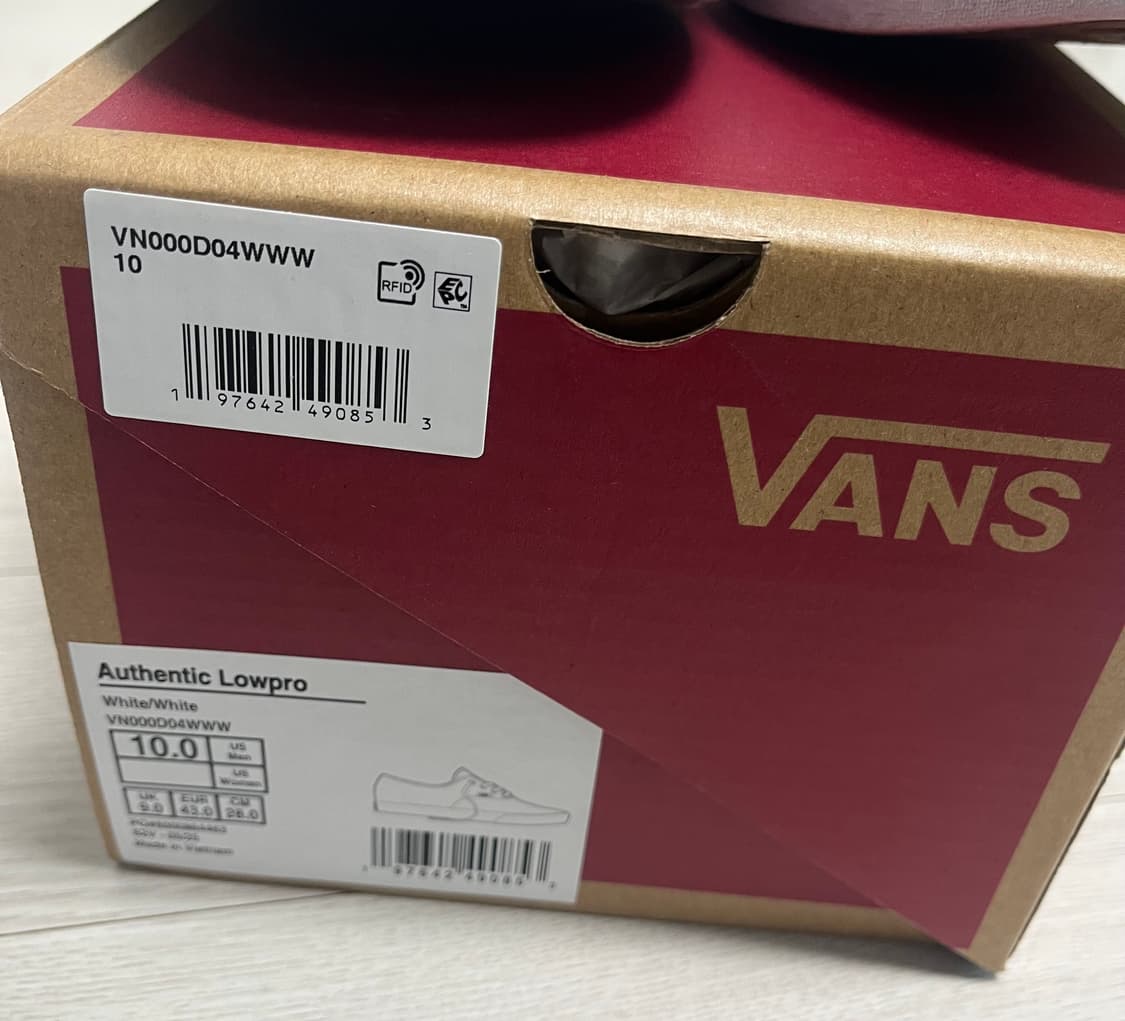 반스 어센틱 로우프로 흰색 280 상품이미지8