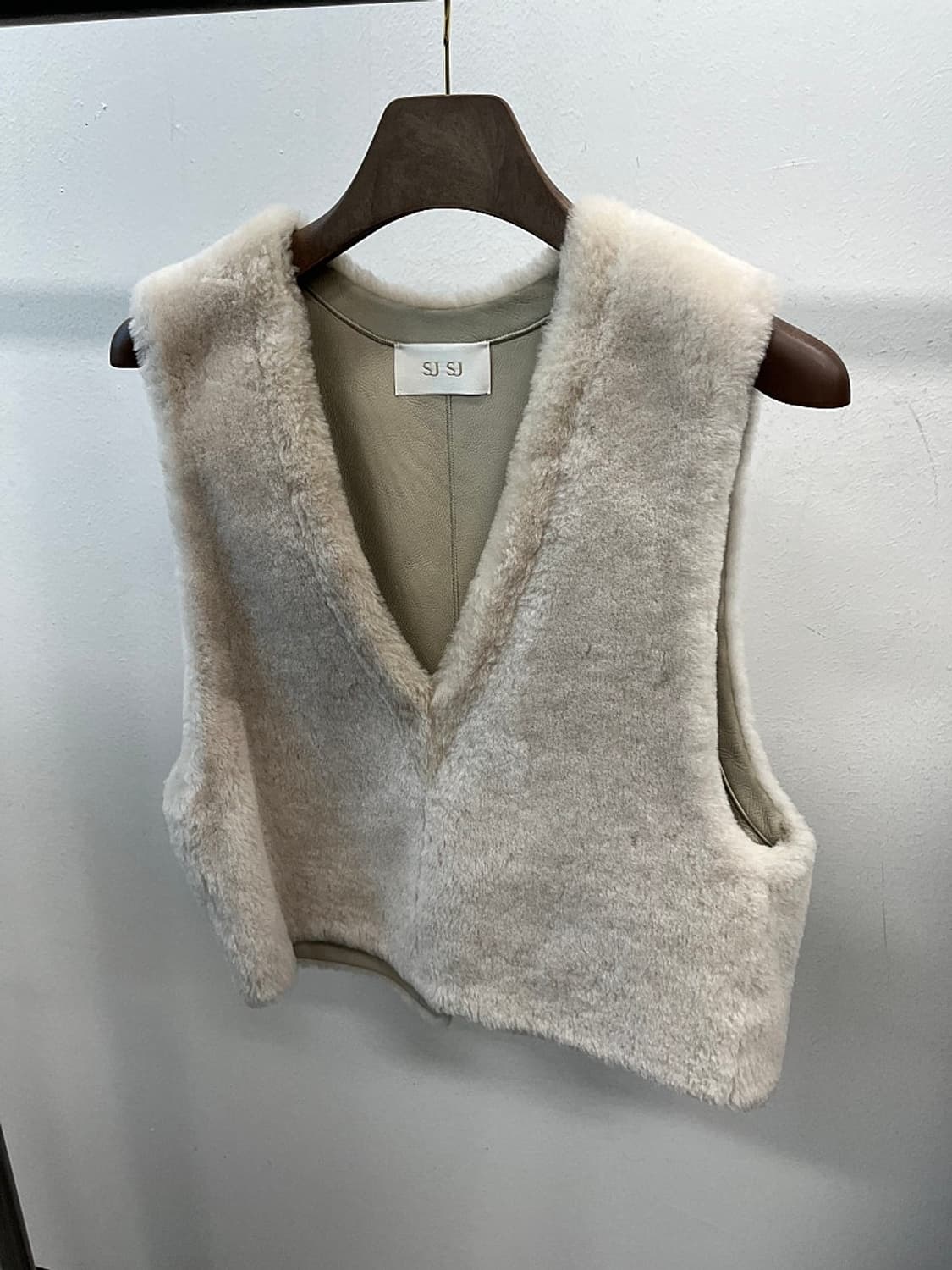 여) SJSJ 무스탕 베스트  상품이미지1