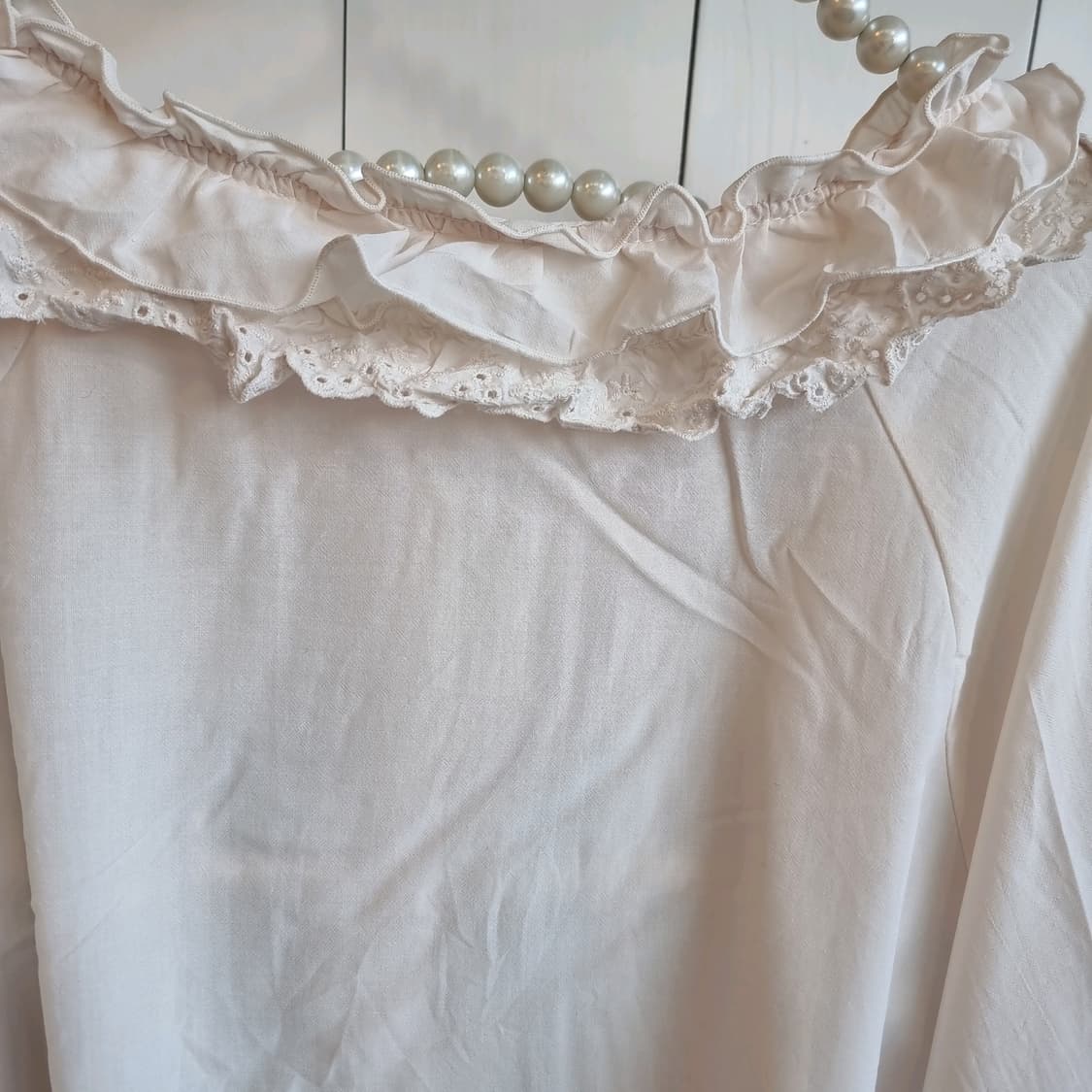 망또 디자인axes femme(액시즈팜) 로맨틱 레이스 블라우스 상품이미지7