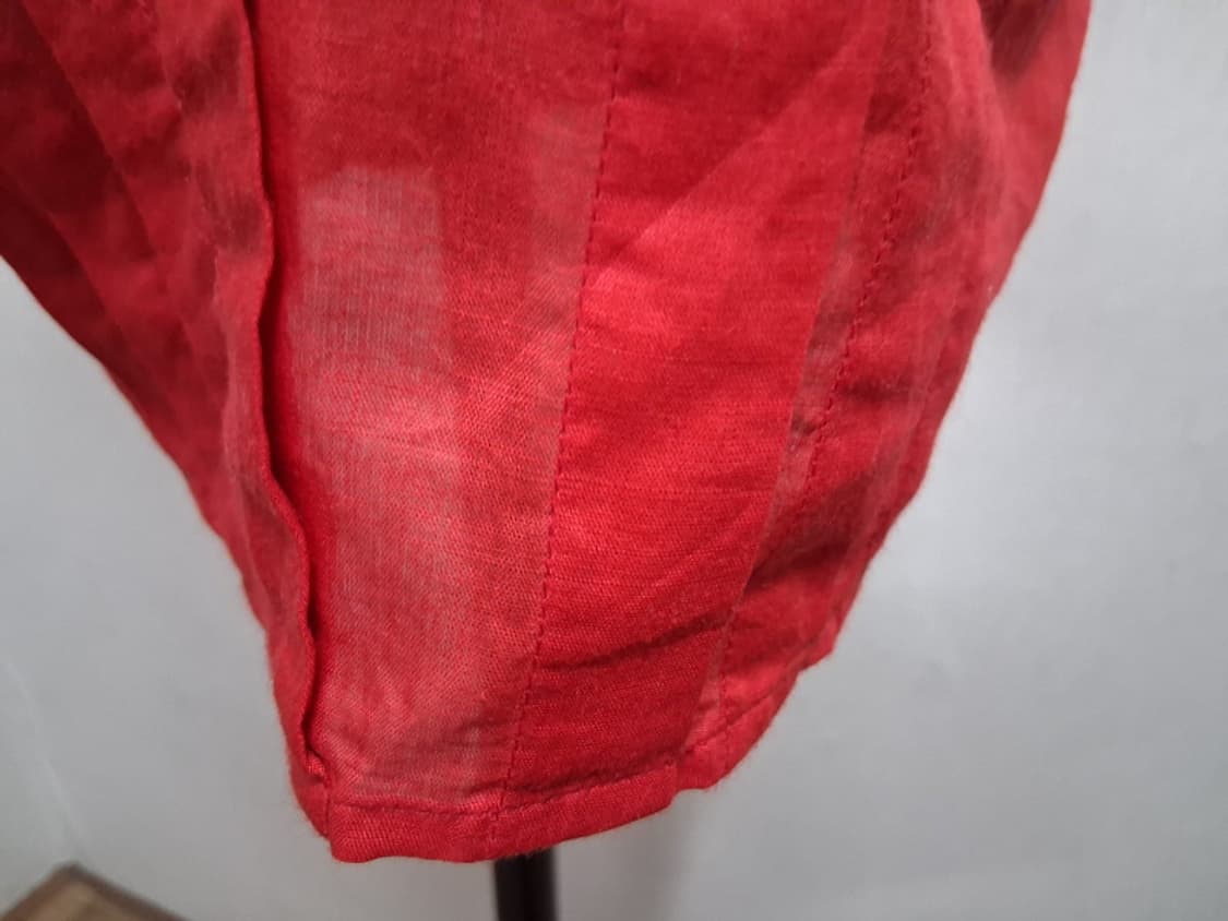 겐조 플리츠린넨블라우스 레트로 큰주름 핀턱 66 상품이미지8