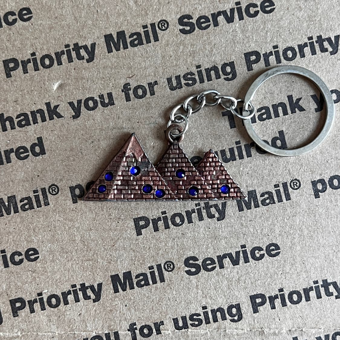 90s vtg Pyramid Keyring 상품이미지1