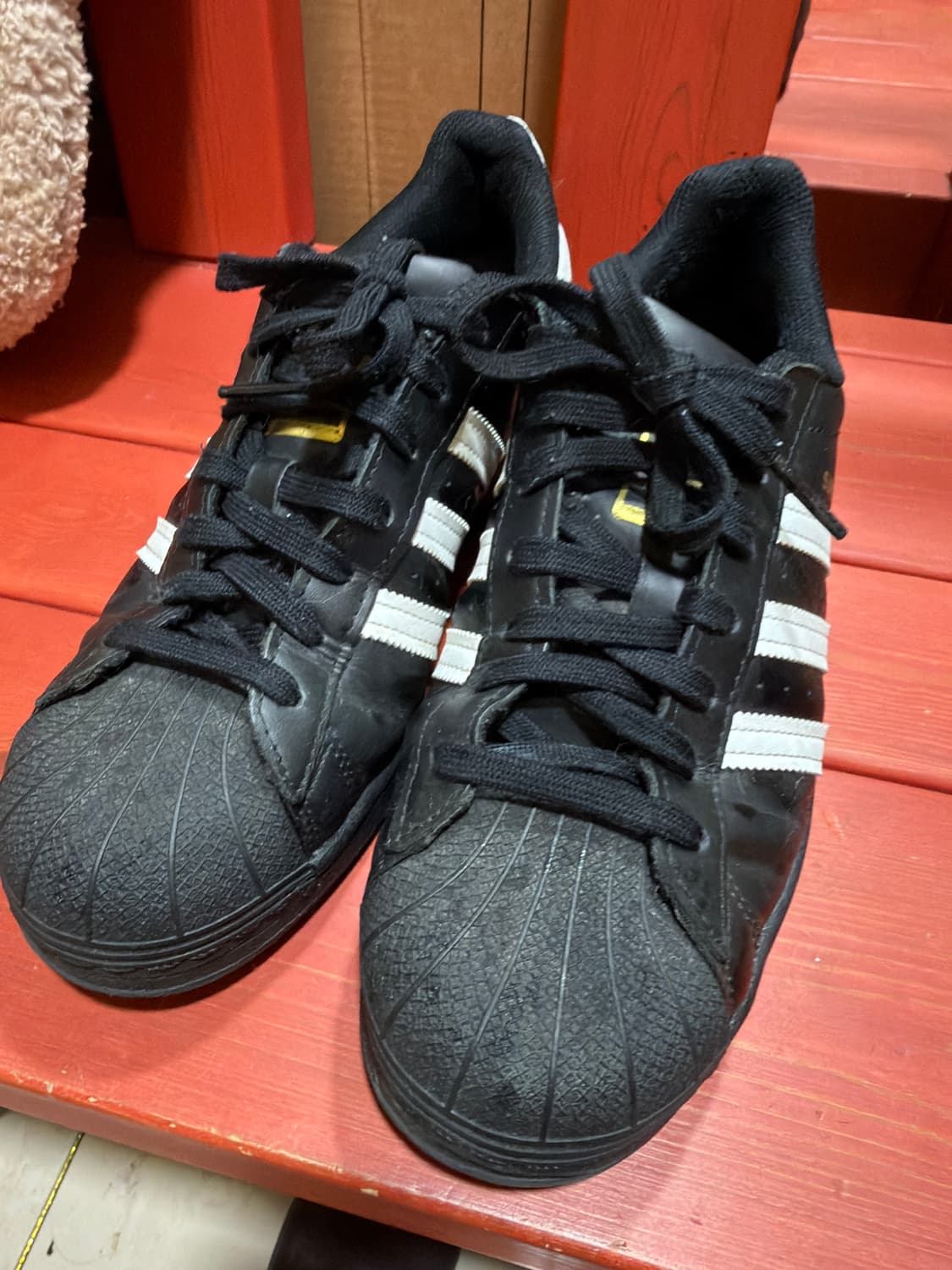 급처 아디다스 슈퍼스타 블랙 275 판매 상품이미지1