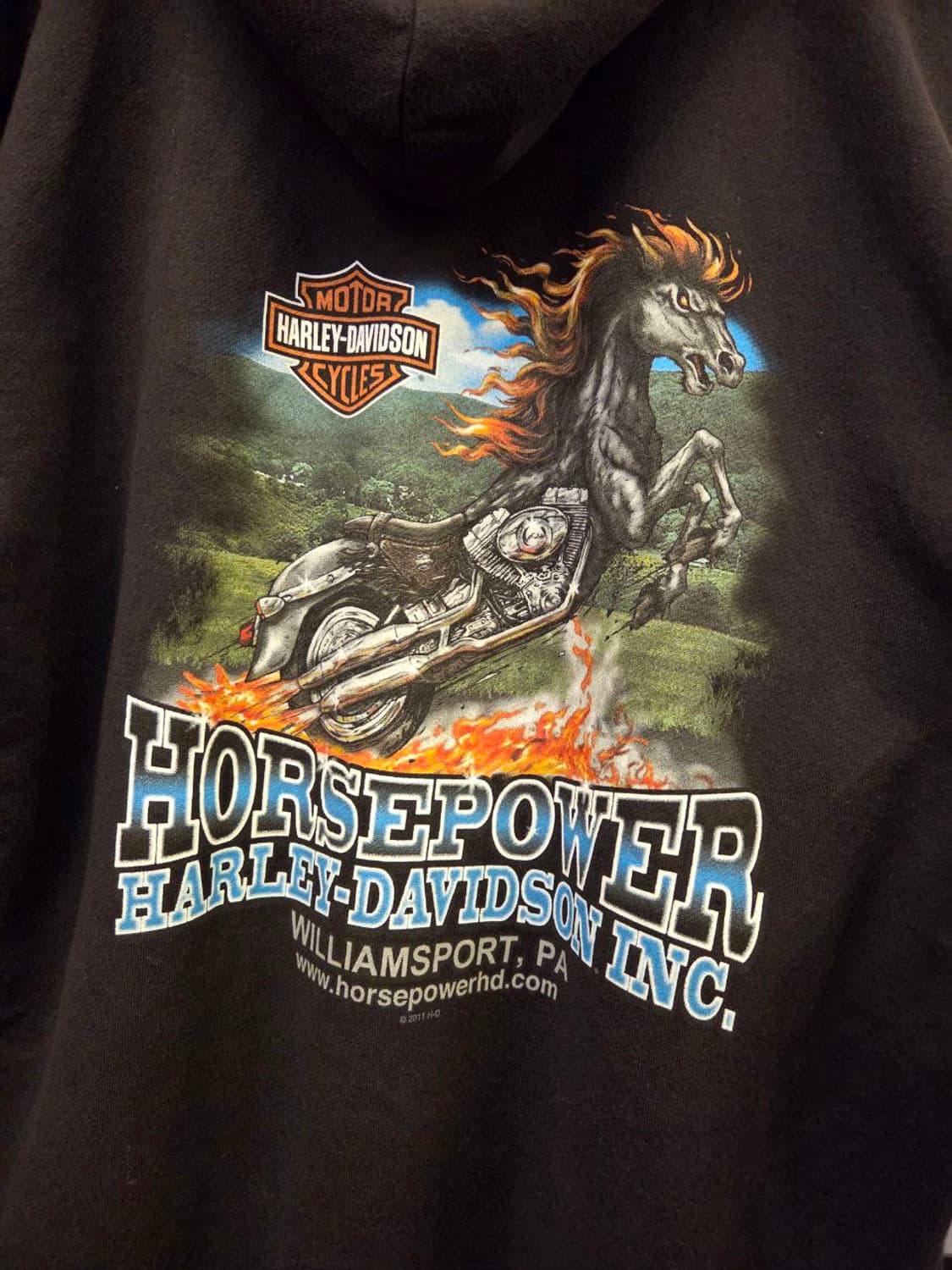 할리 데이비슨 (Harley-Davidson) 후드티 상품이미지3