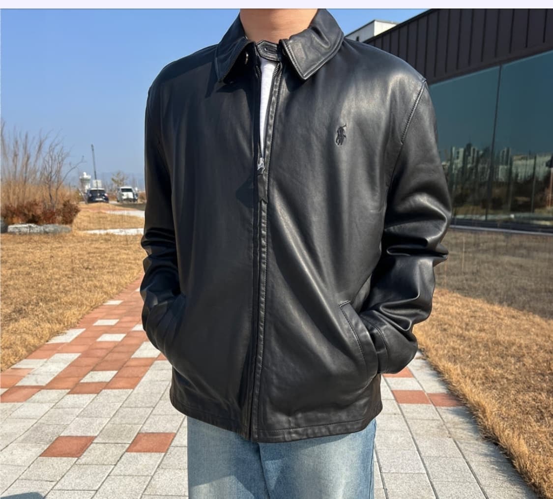 (새상품)폴로 가죽자켓 상품이미지2