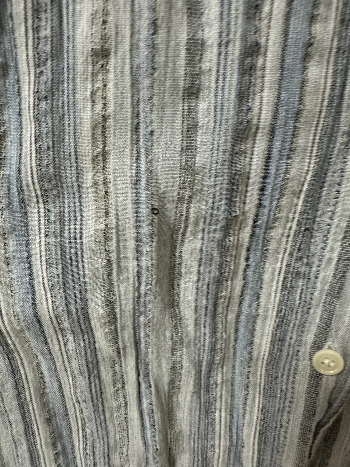 stripe linen overfit shirt (blue) 상품이미지3