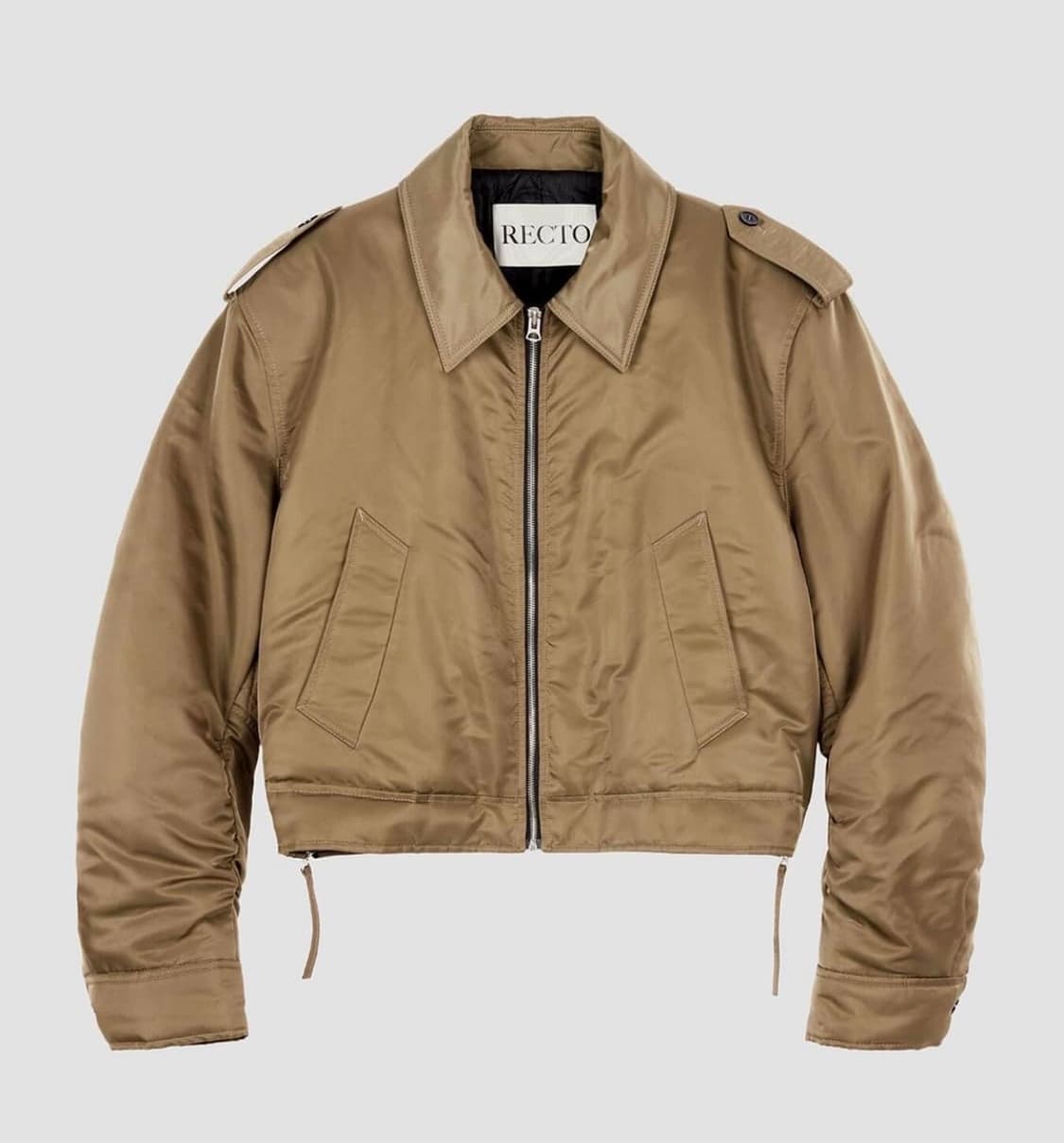 렉토 톨루즈 나일론 봄버 카키 판매 상품이미지2