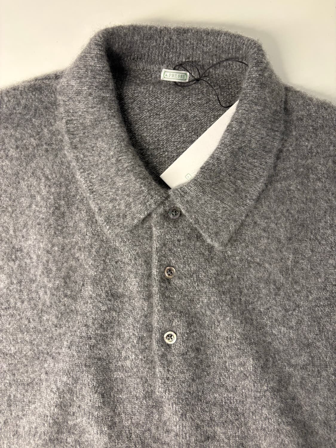 아프레쎄 캐시미어 폴로 니트 3 상품이미지3