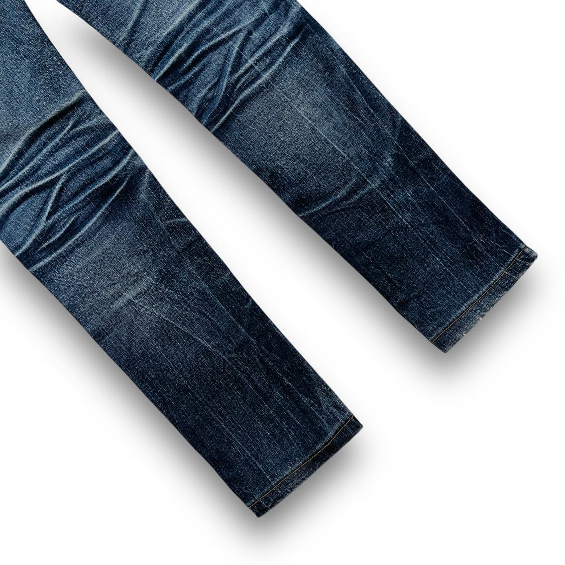 레드 페퍼 크로스 레오파드 스터드 펑크 데님 팬츠 상품이미지4