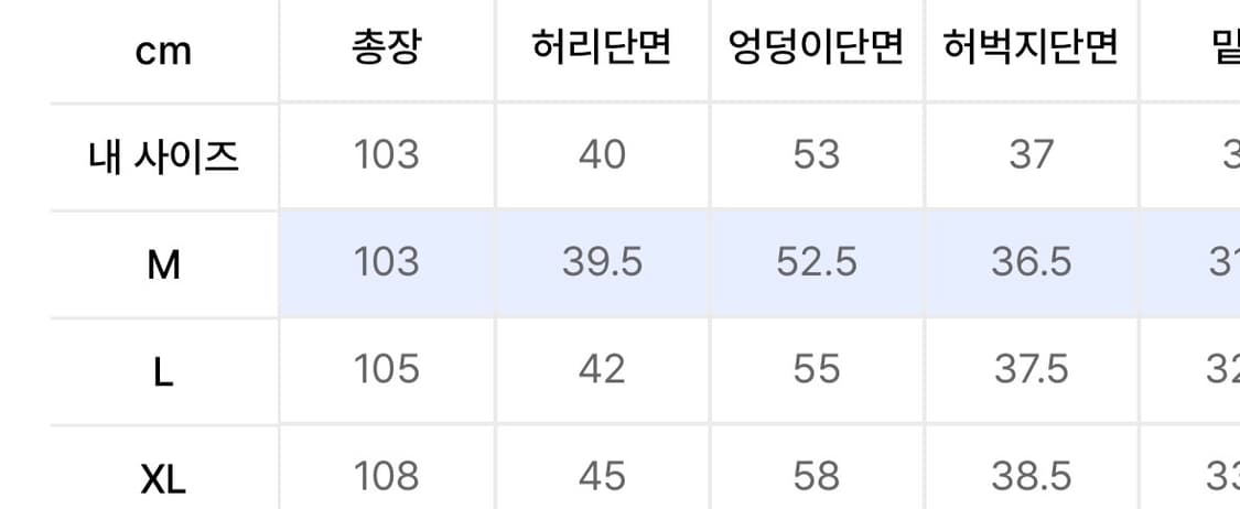 위캔더스 캐럿 페인터 팬츠 M 상품이미지4