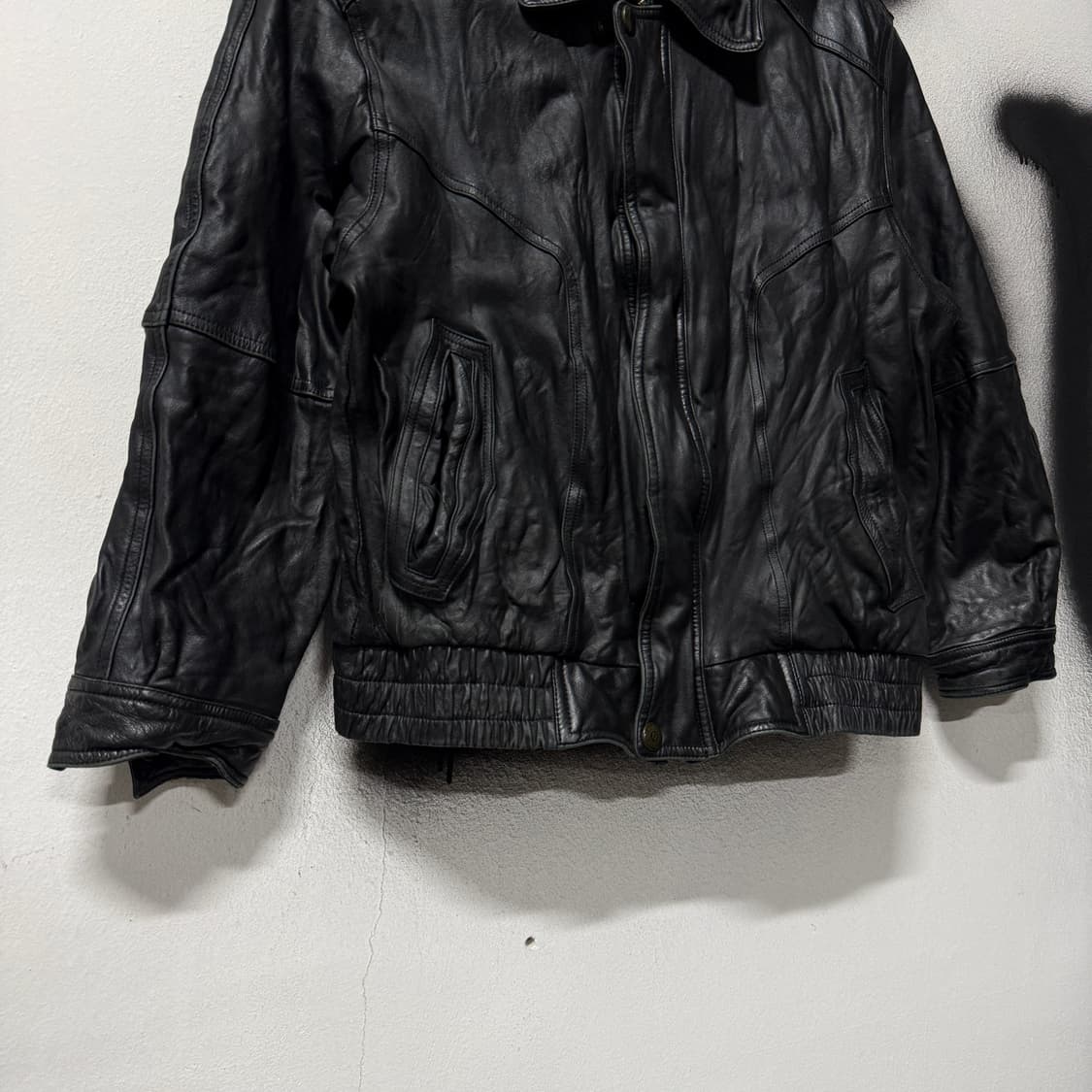 VTG 빈티지 Califf 100% 소가죽 A2 봄버 자켓 상품이미지4