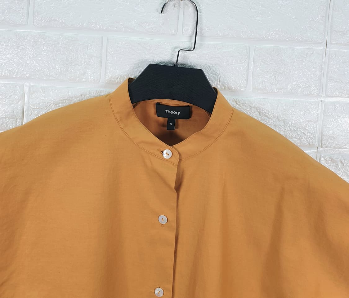 [55]띠어리 차이나 카라 반팔 셔츠 상품이미지4