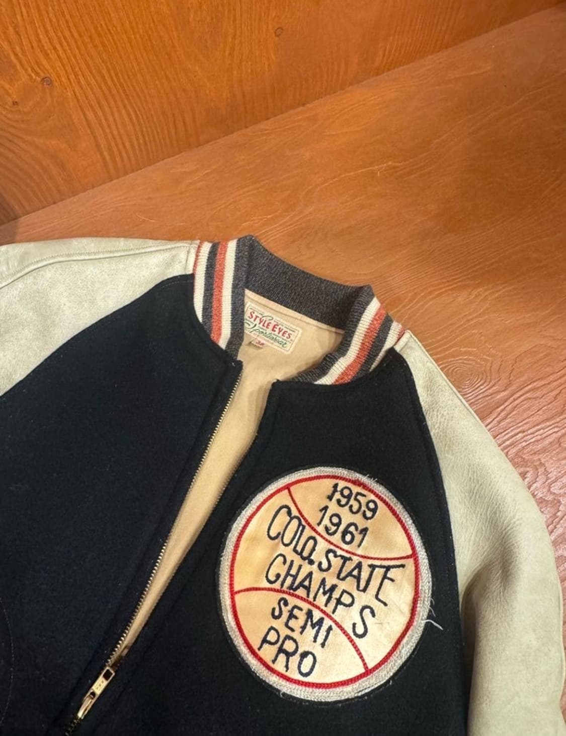 토요엔터프라이즈 스타일 아이즈 스타디움 바시티 자켓 상품이미지5