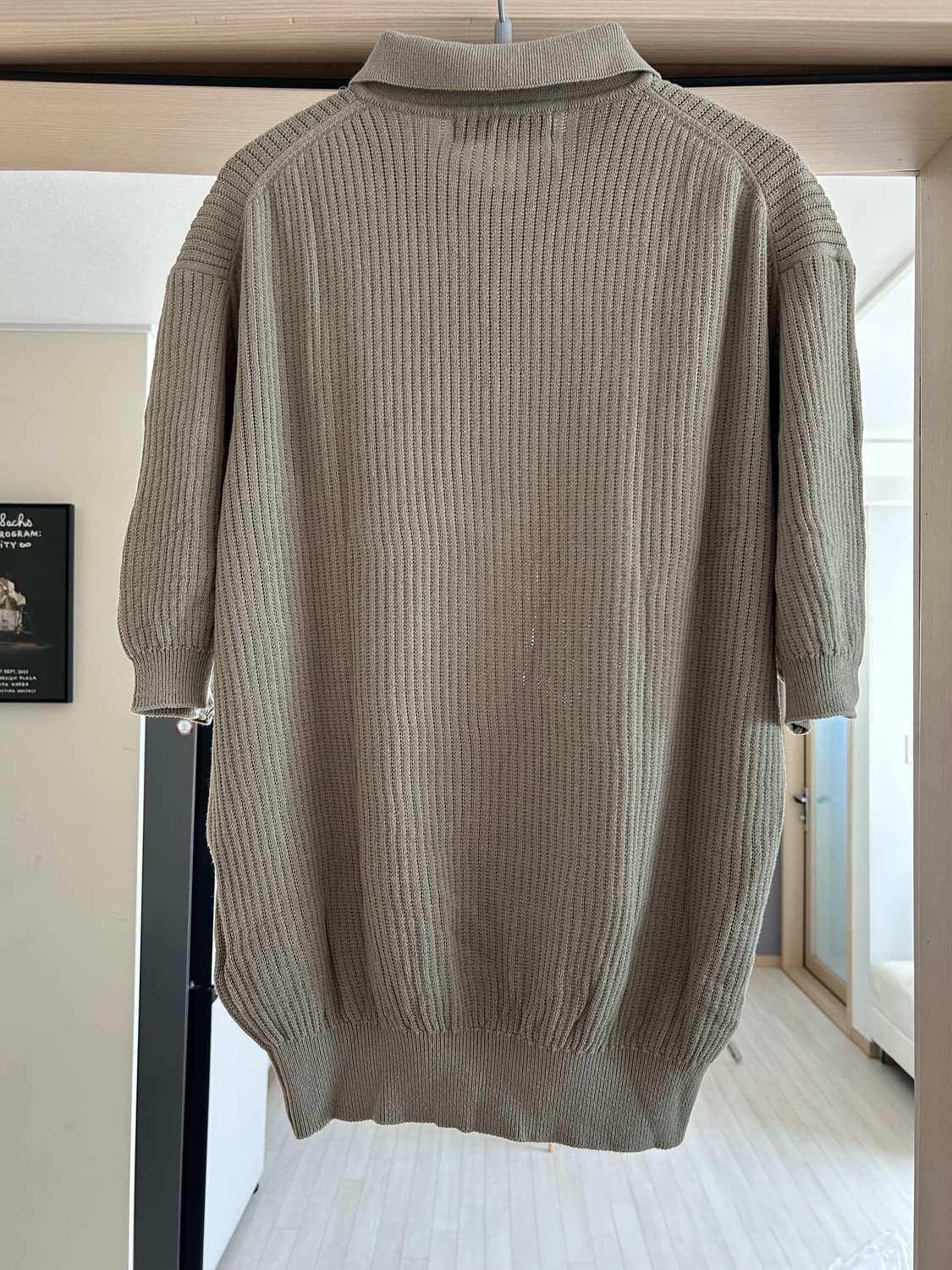 브라운야드 니트 폴로 빈키지카키 4 상품이미지2