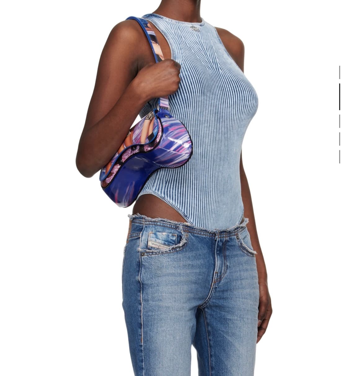 DIESEL Blue M-Tansy Bodysuit 상품이미지3