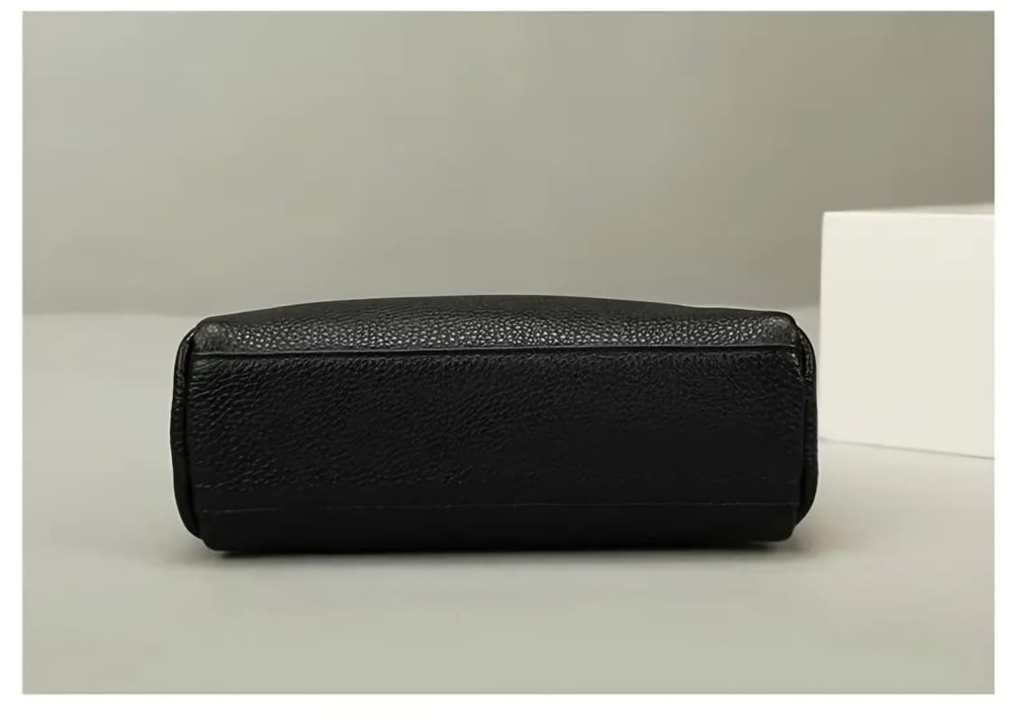 천연 탑그레인 소가죽 미니 크로스백 (이중수납/가벼움)가죽 퀄리티가 정말 상품이미지4