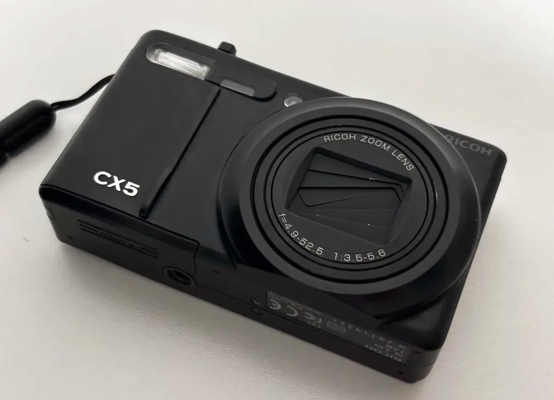 리코 CX5 디지털 카메라 블랙 상품이미지1