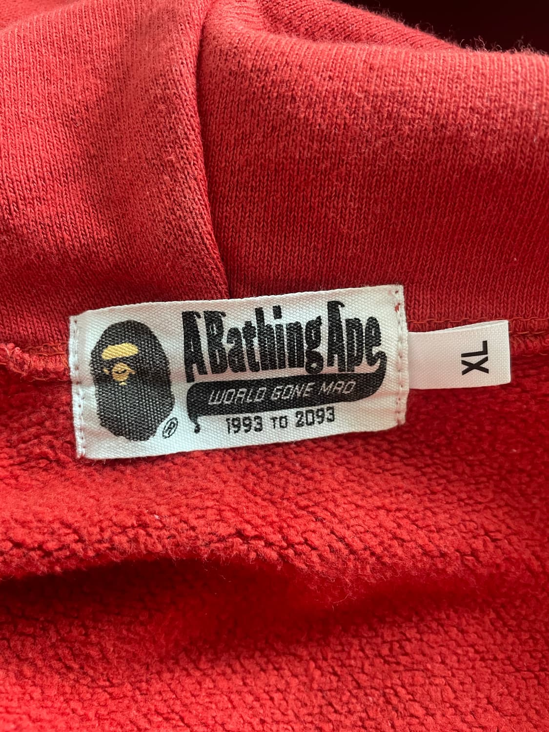 Bape 베이프 레드 카모 샤크 후드집업 상품이미지3