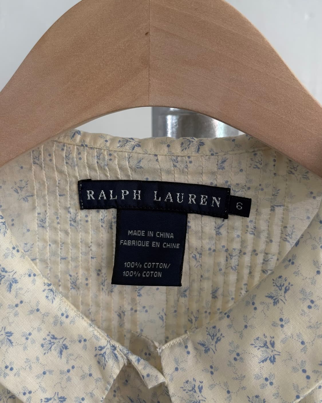 Ralph Lauren 랄프로렌 플라워 프린트 프릴 셔츠 상품이미지4