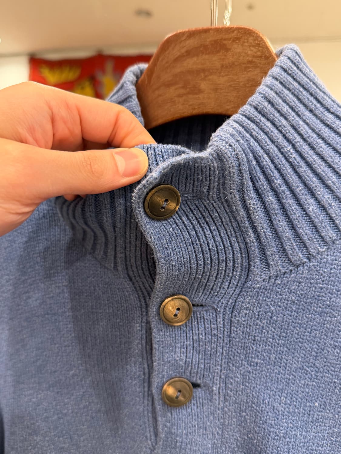 Polo ralph lauren 폴로 랄프로렌 하프넥 버튼 쿼터 니트 상품이미지3