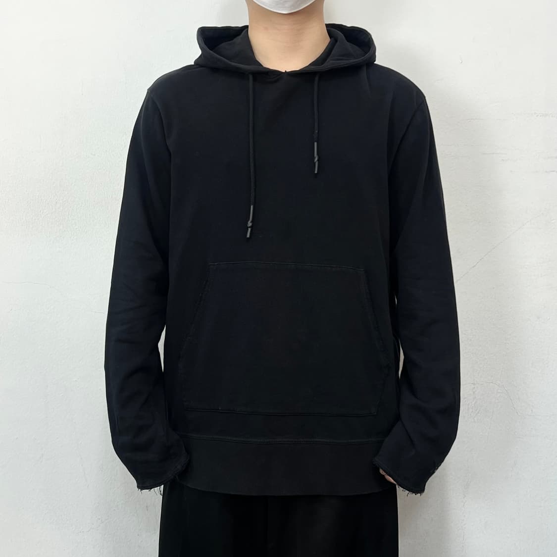 Y-3 와이쓰리 사이드 지퍼 후디 블랙 상품이미지2