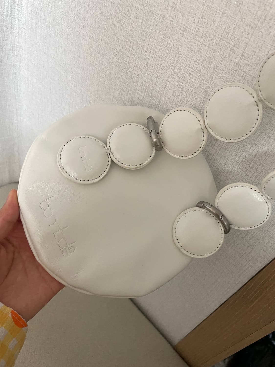 밤볼레 덤플링 백 화이트 bambole dumpling bag white 상품이미지10