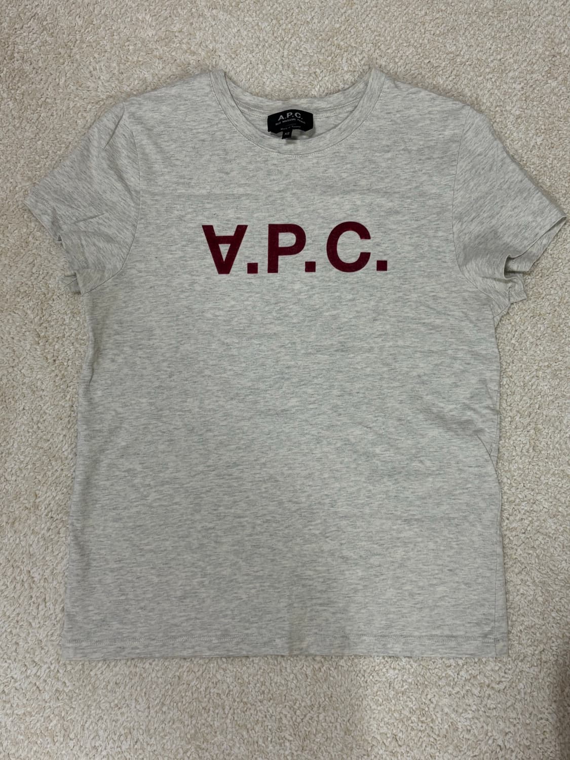 [아페쎄 A.P.C] 반팔 티셔츠 (라이트베이지 / XS) 상품이미지3