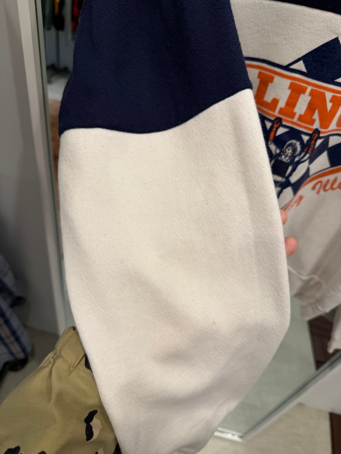 90s Dodger 빈티지 ILLINOIS 스웻셔츠 (made USA) 상품이미지4