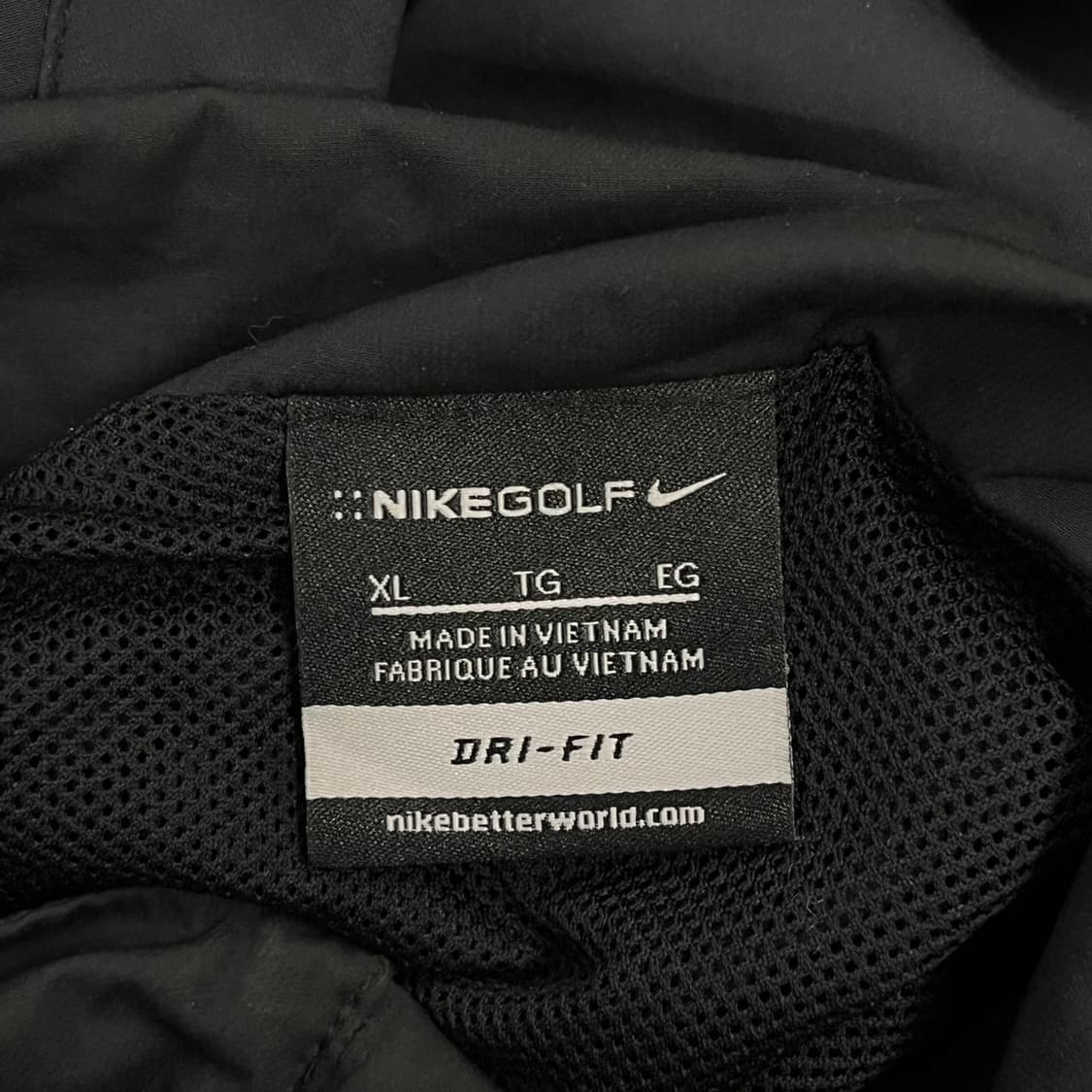 [정품/XL] 나이키 블랙 바람막이 자켓 b17 상품이미지5