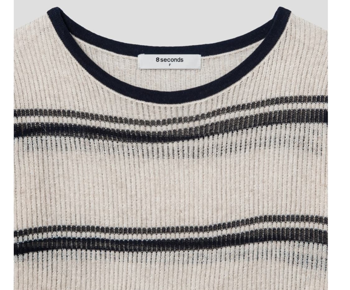 [새상품] 에잇세컨즈 스트라이프 니트 상품이미지3